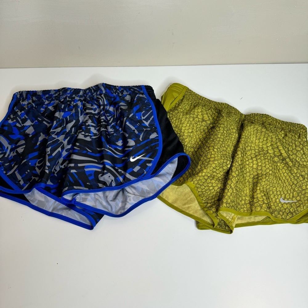 Nike Girl's Dri-FIT Tempo Running Shorts both pair size medium